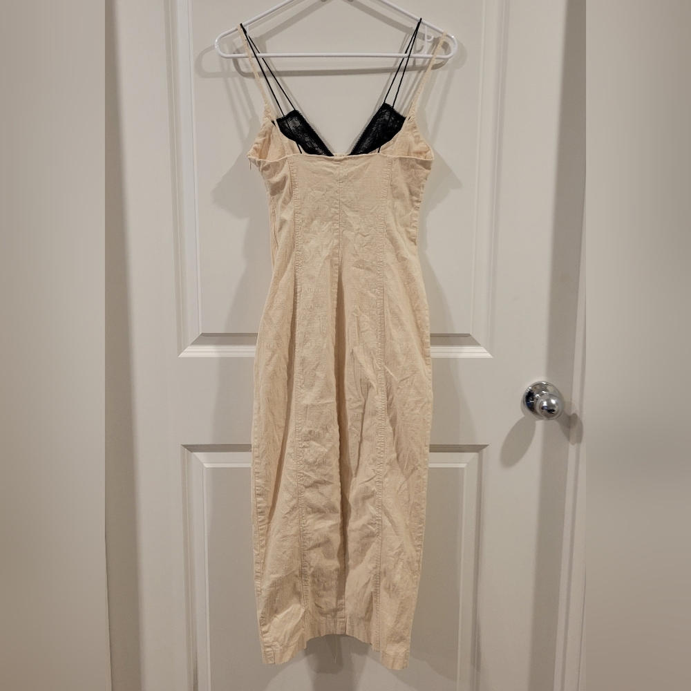Zara Midi Dress Size Medium - Picture 2 of 9